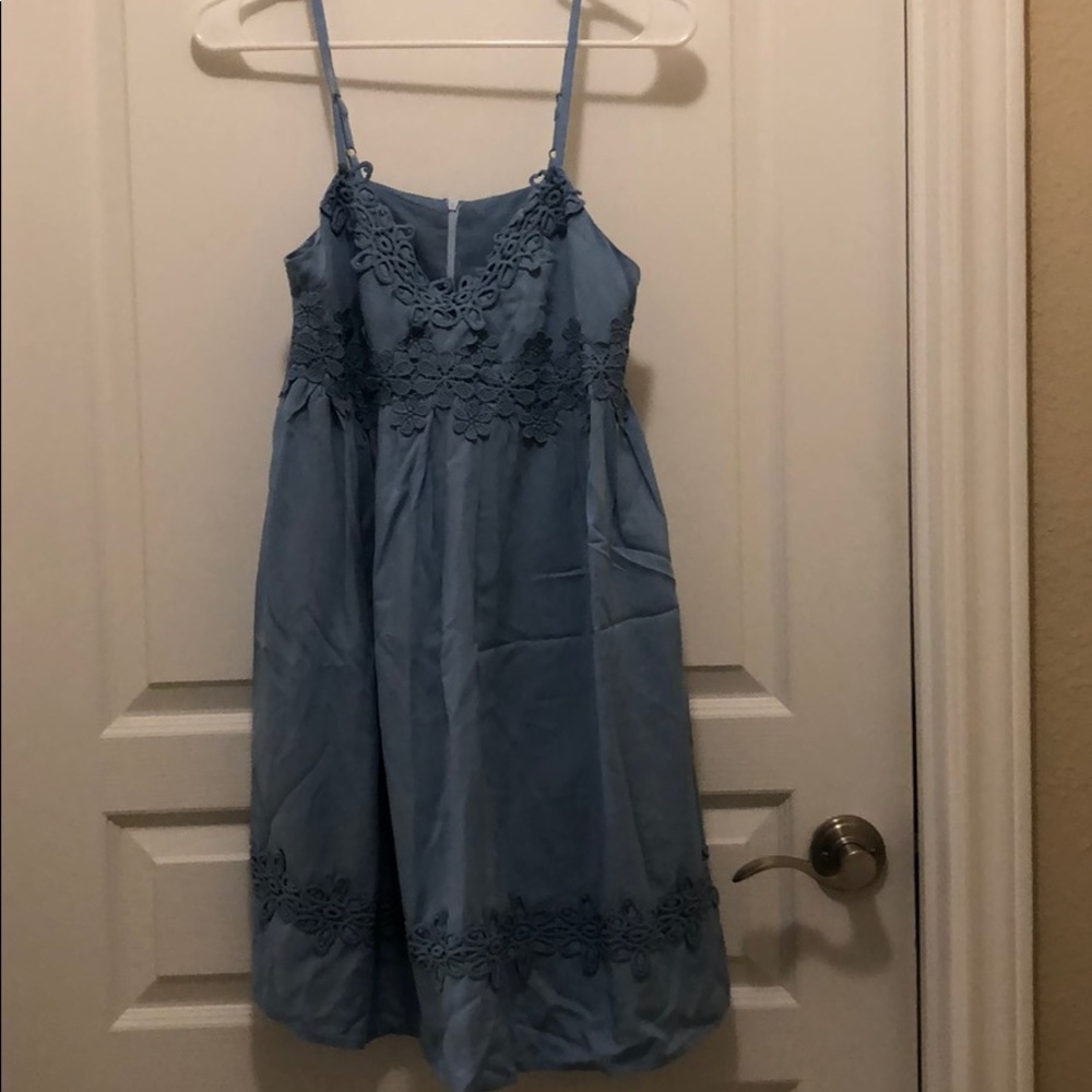 Blue dress